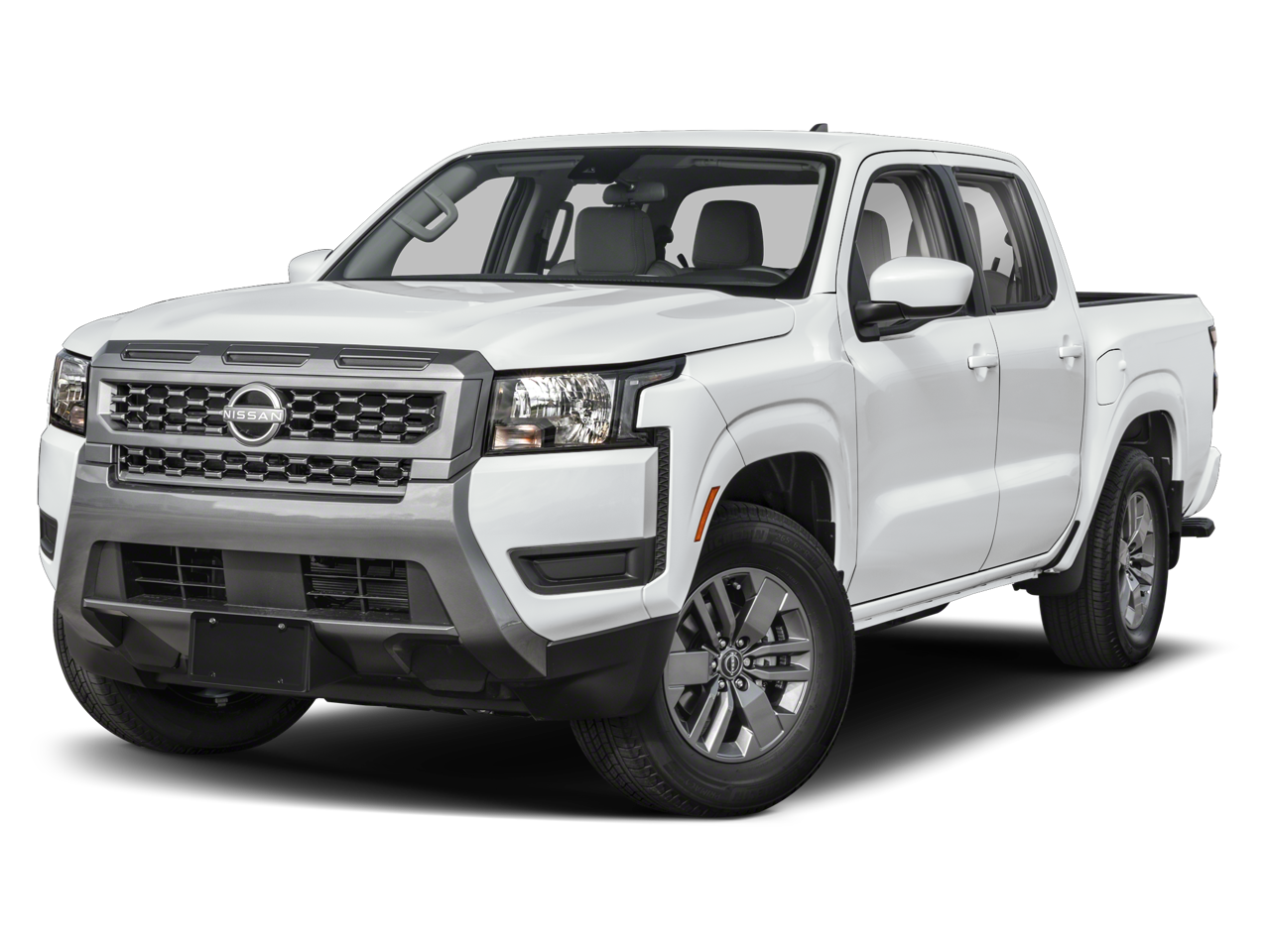2026 Nissan Frontier Crew Cab SV in GUN METALLIC — front three-quarter view