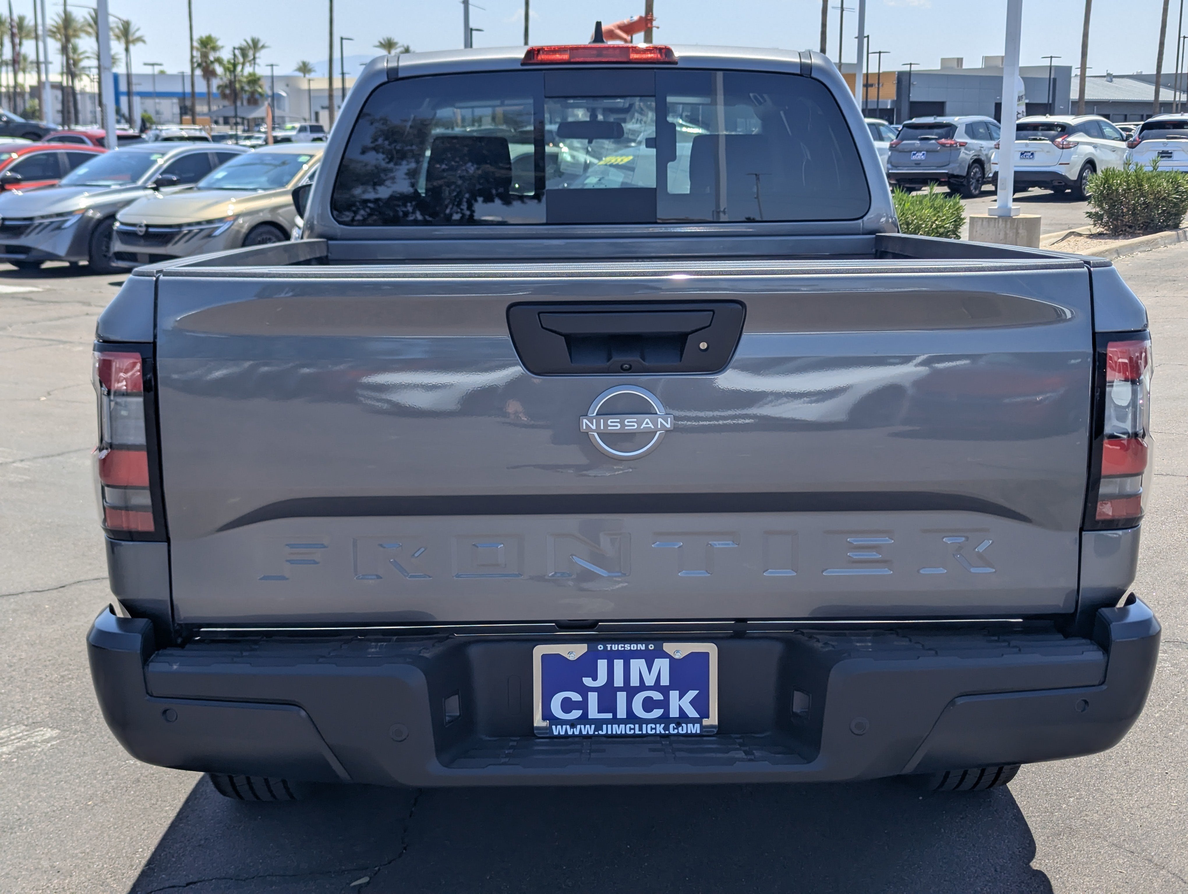 2026 Nissan Frontier — rear three-quarter view