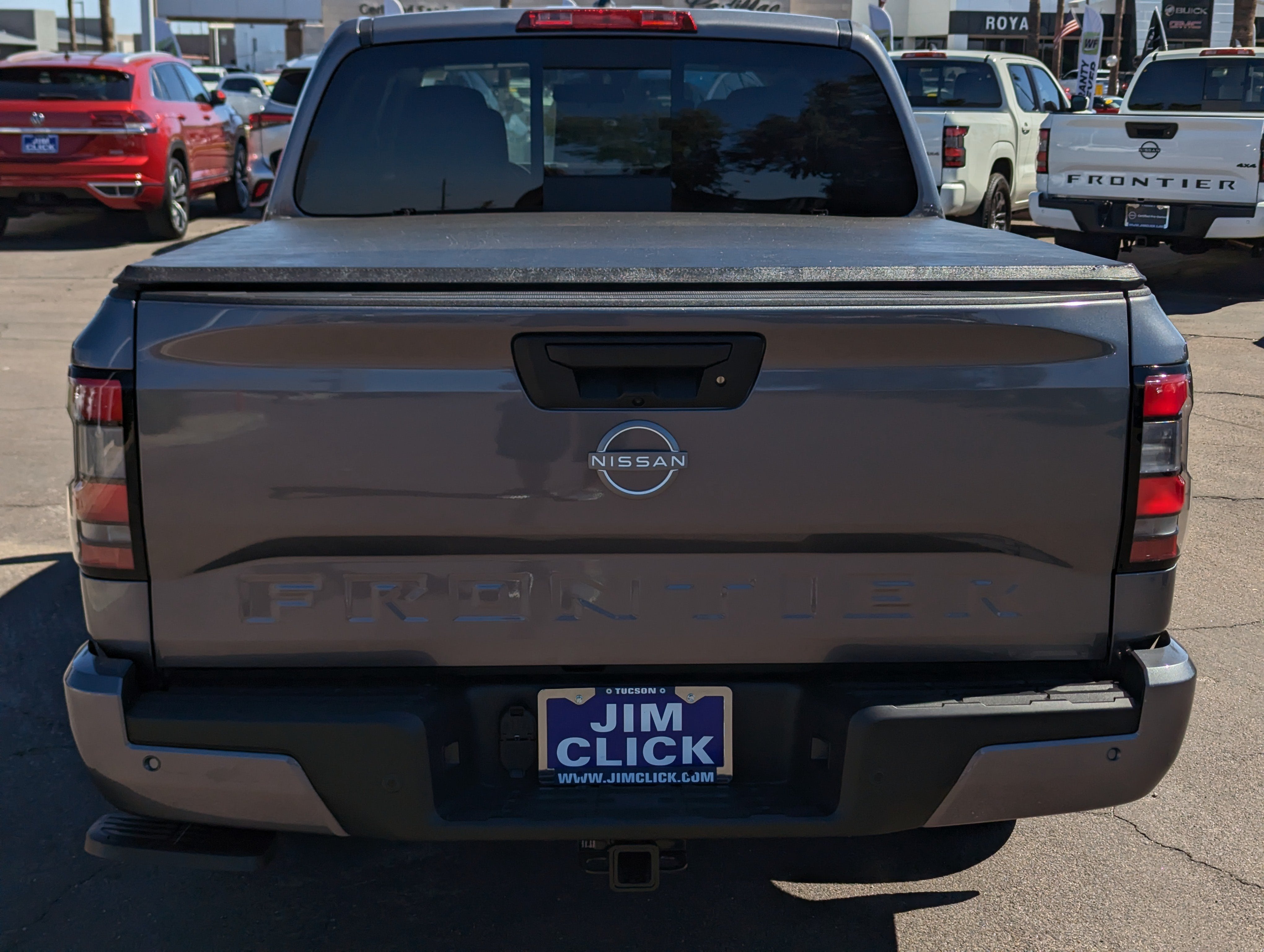 2026 Nissan Frontier — rear three-quarter view
