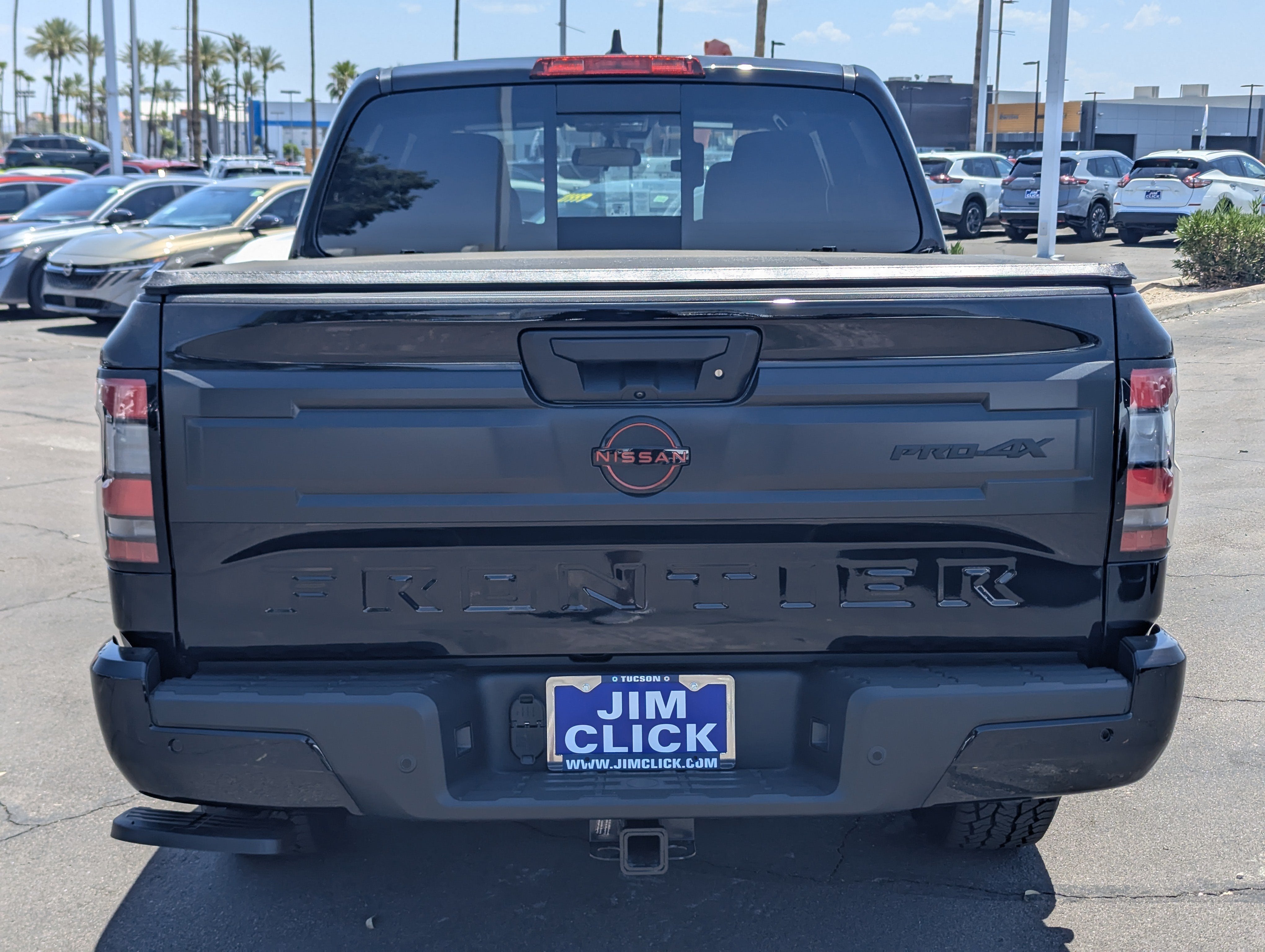 2026 Nissan Frontier — rear three-quarter view