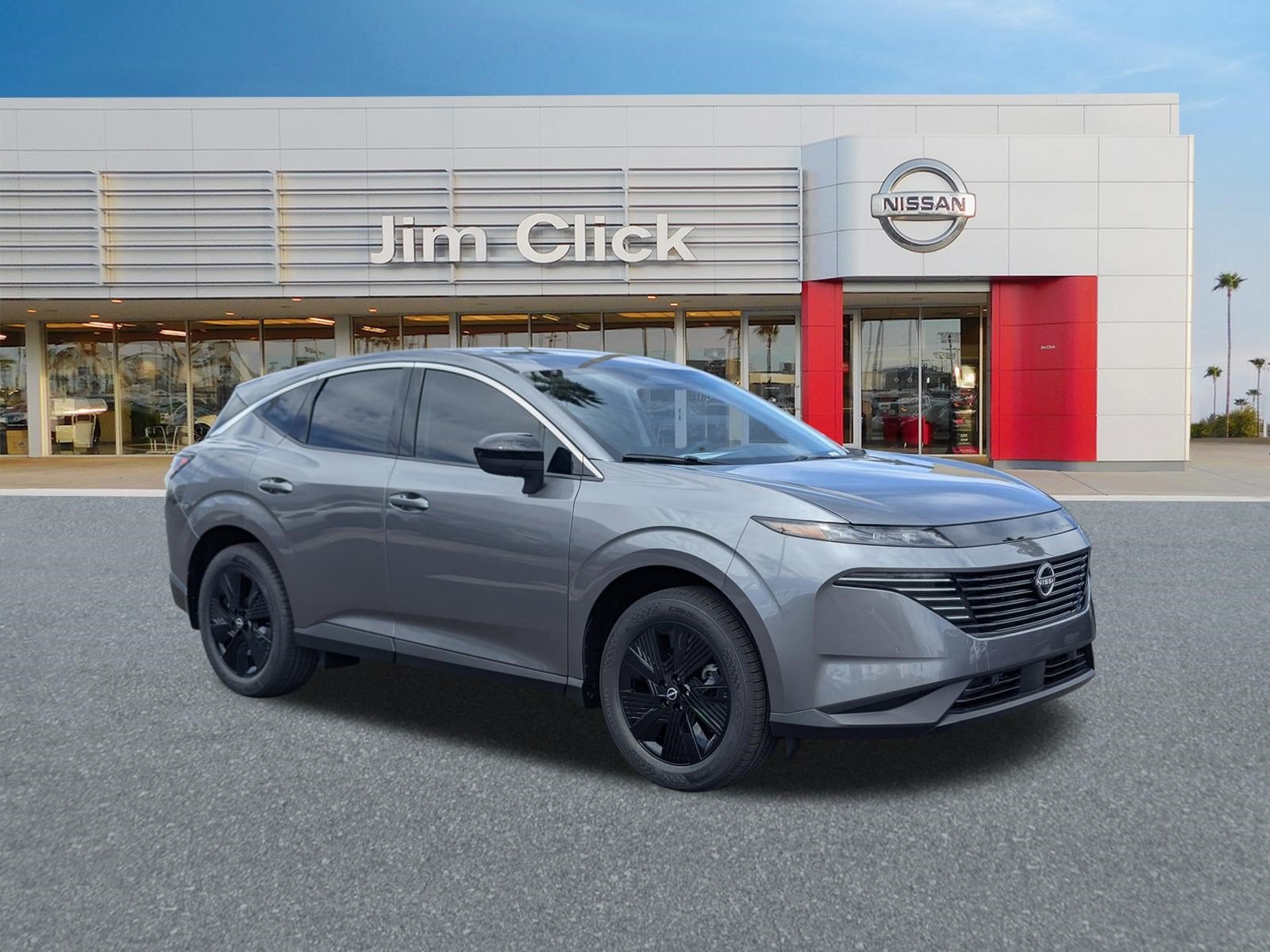 2026 Nissan Murano SV in Gun Metallic — front three-quarter view